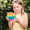 pop it, pop it spielzeug, pop it fidget, regenbogen pop it, stressabbau spielzeug, pop fidget spielzeug