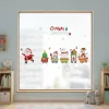 christmas window stickers, christmas decals, christmas window decoration