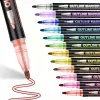 outline marker, metallic marker, outline gel pen, coloured gel pen
