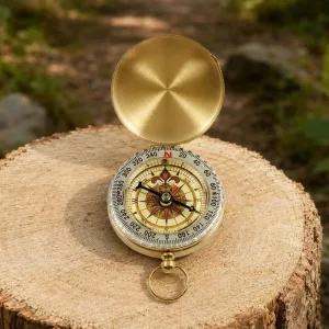 Goldener Taschenkompass für Kinder