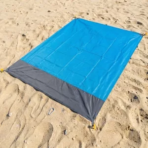Wasserdichte Stranddecke Picknickmatte mit Kordelzugbeutel